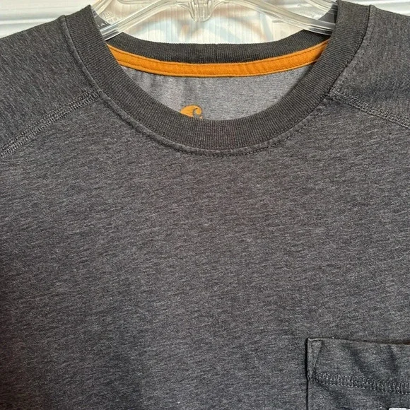 Carhartt Force men’s gray long sleeve relaxed fit t-shirt size medium - Picture 2 of 8